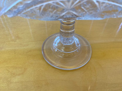 Vintage Glass Banana Dish