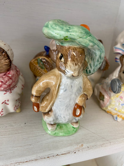 Benjamin Bunny Figurine, Repaired Hat
