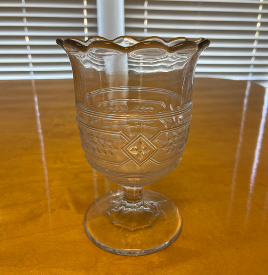 Vintage King & Sons Hops Glass Spooner Votive
