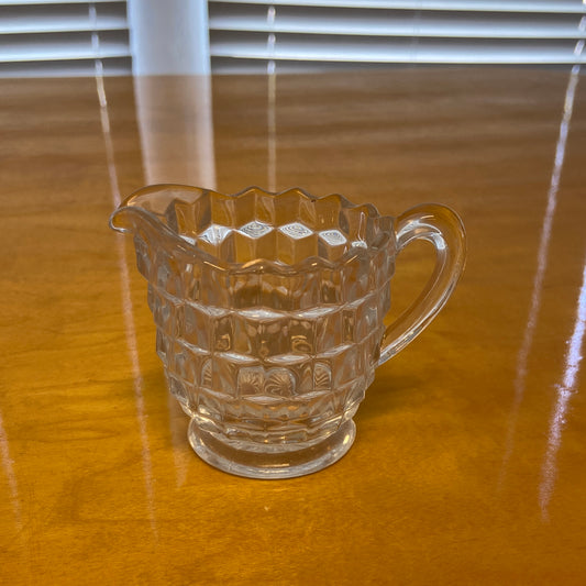 Vintage Fostoria Glass Creamer Votive