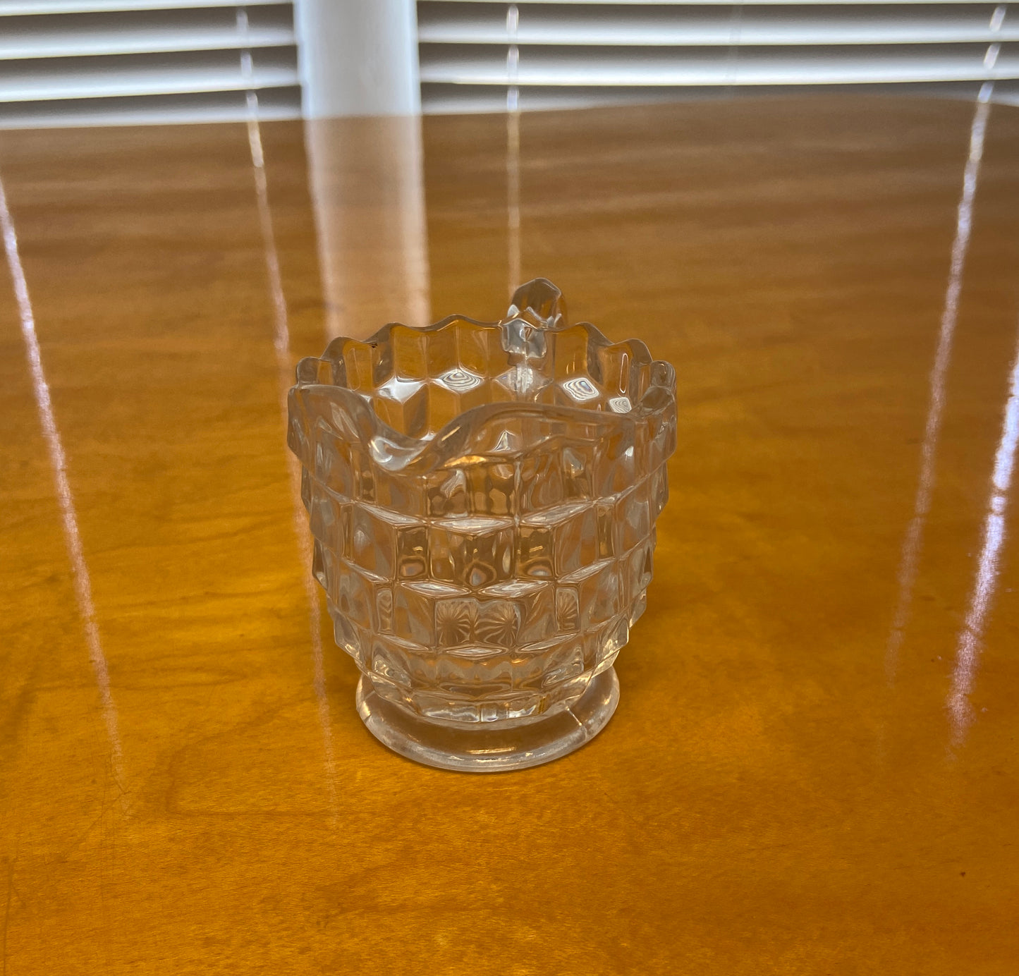 Vintage Fostoria Glass Creamer Votive