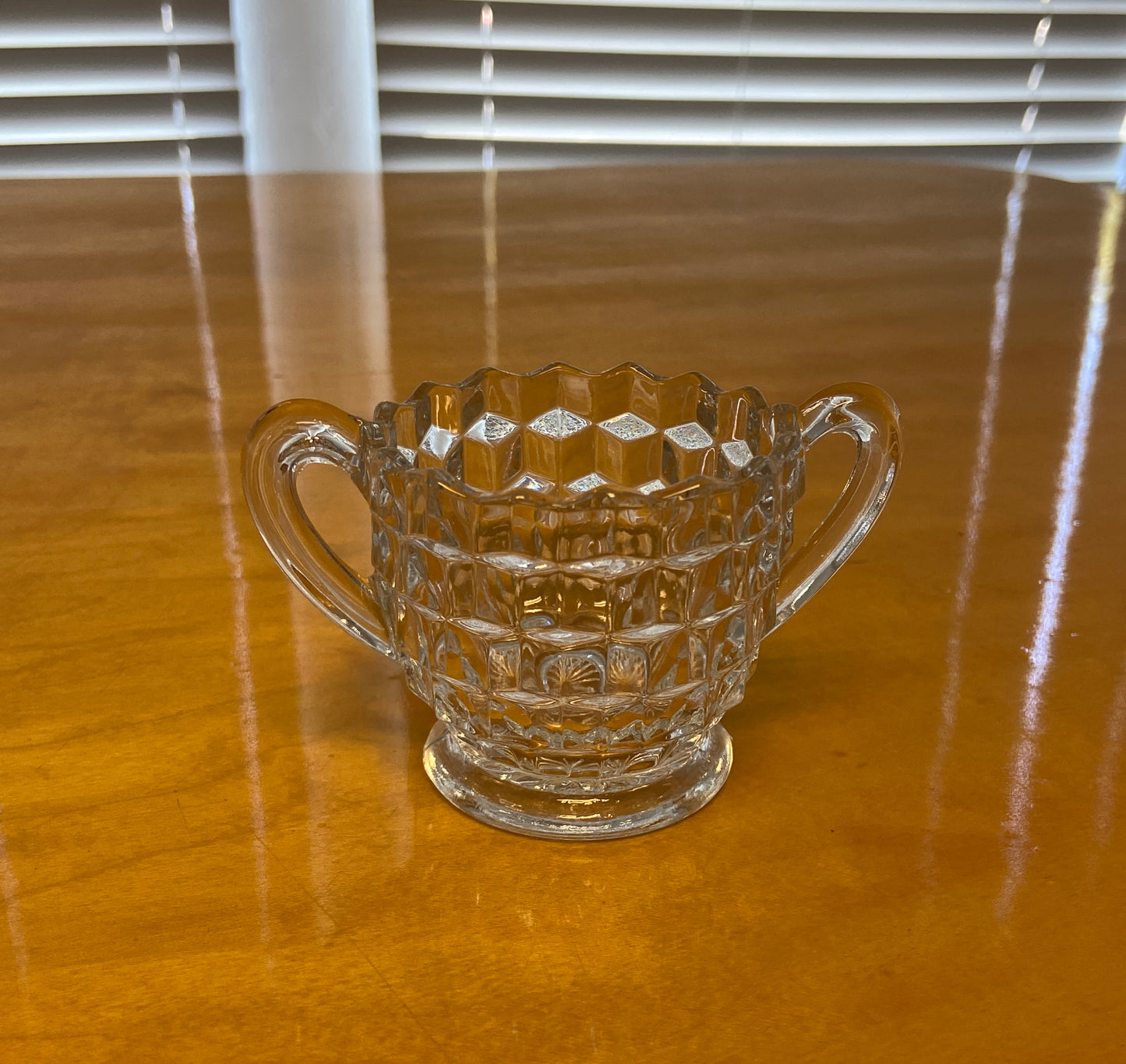 Vintage Fostoria Glass Sugar Votive