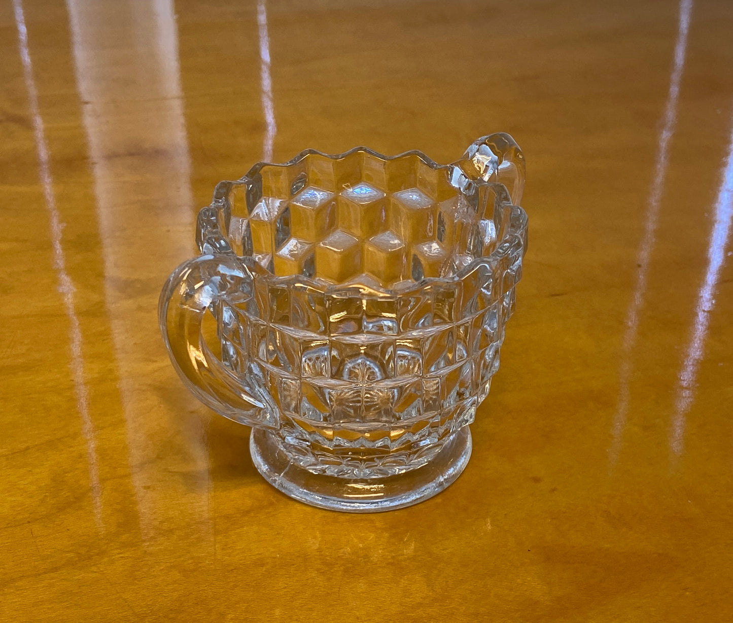Vintage Fostoria Glass Sugar Votive