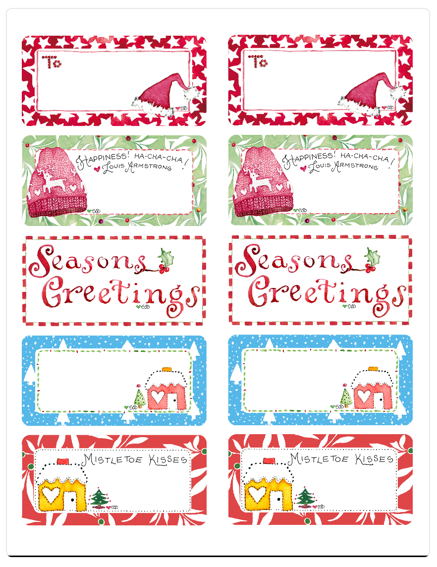 Holiday Labels