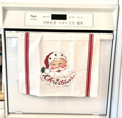Santa Christmas Kitchen Towel