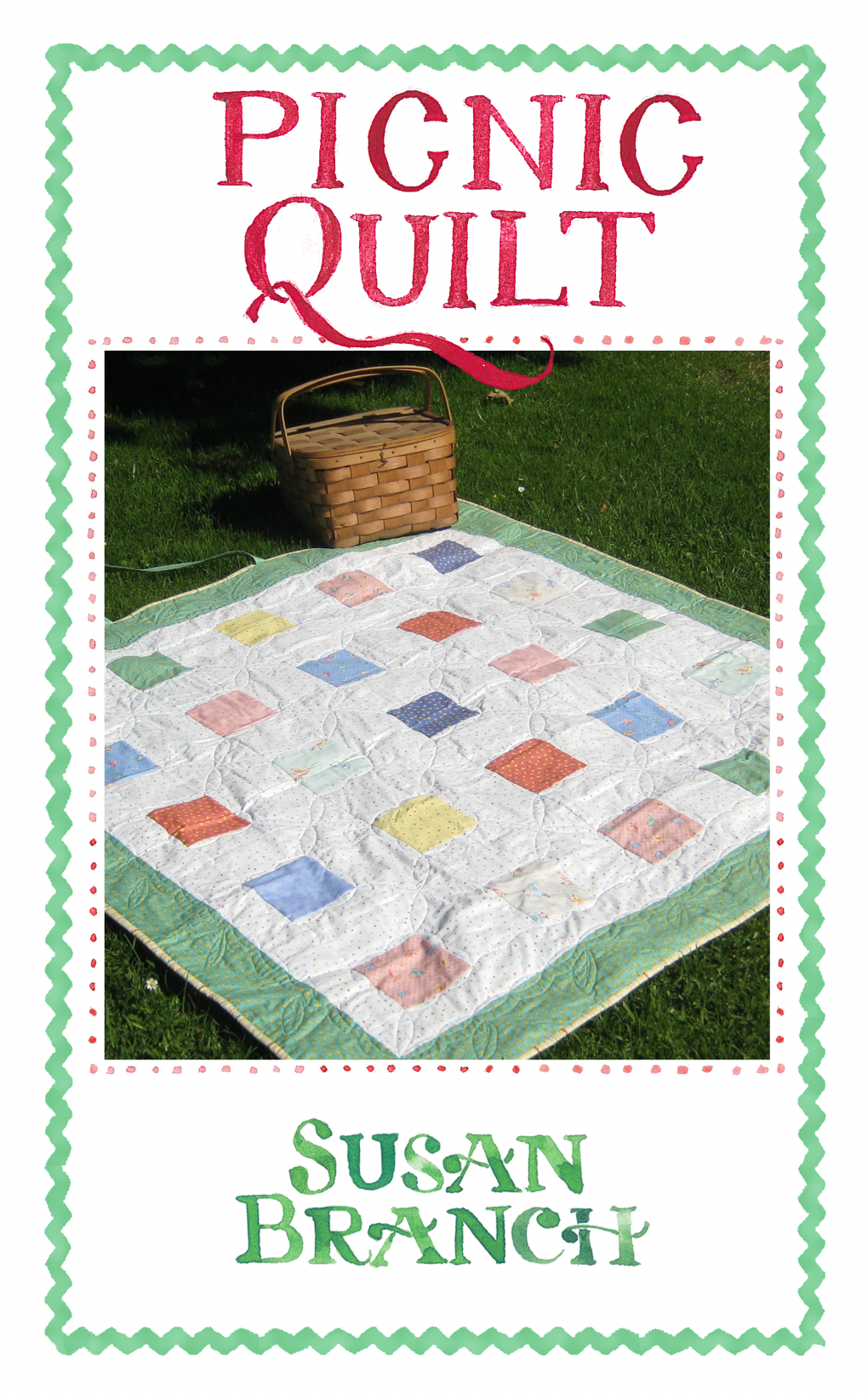 Picnic Quilt Pattern & Instructions - PDF file