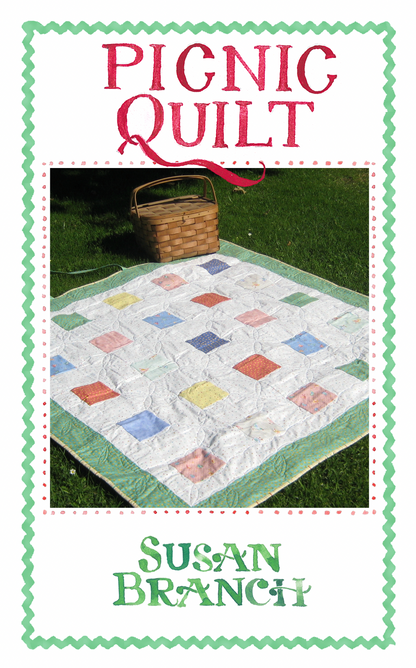 Picnic Quilt Pattern & Instructions - PDF file