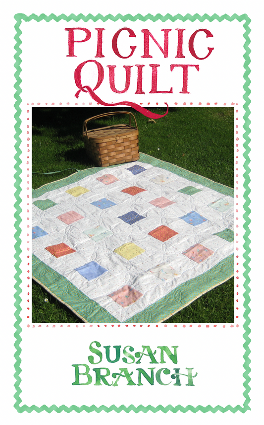 Picnic Quilt Pattern & Instructions - PDF file