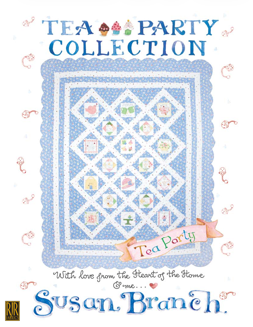 Tea Party Quilt Pattern -PDF File