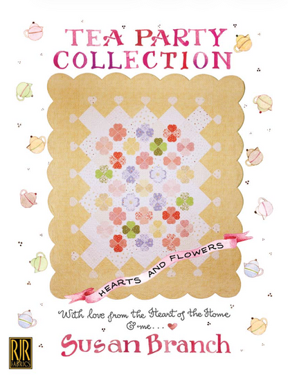 Hearts and Flowers Quilt Pattern - PDF File