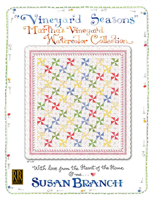 Vineyard Seasons Quilt Pattern - PDF File