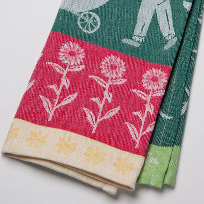Green Thumb Jacquard Dish Towel