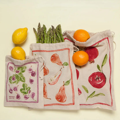 Reusable Produce Bags, Set of 3