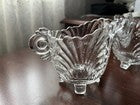 Vintage Cambridge Glass Sugar & Creamer Votive Set