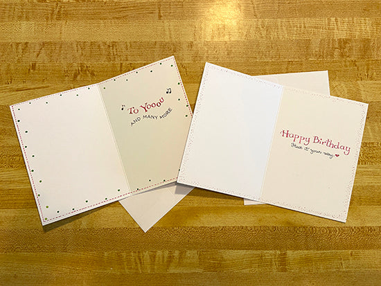 Cake and Ice Cream Birthday Cards