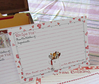 Hearts Recipe Cards