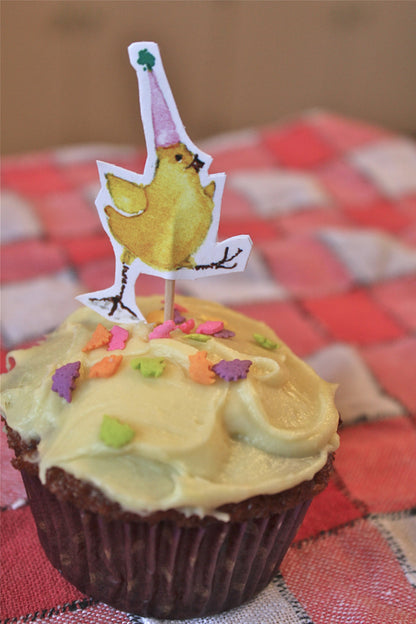 Chicken Dance Cupcake Toppers Kit