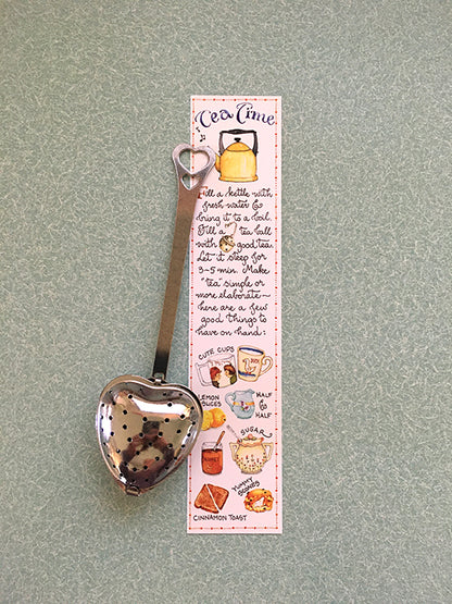 Heart Tea Strainer Spoon