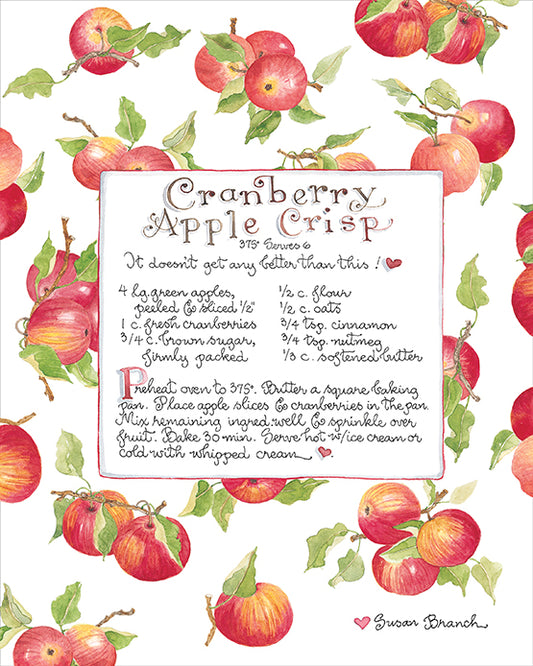 "Cranberry Apple Crisp" Print