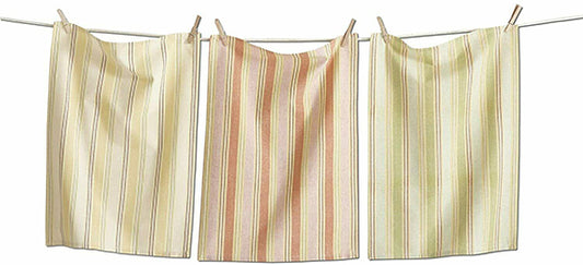 Honey Stripe Dish Towels, set of 3