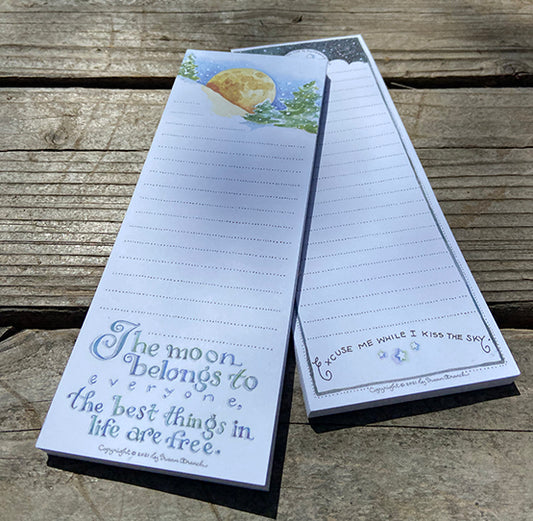 Moon & Sky Listpads, set of 2