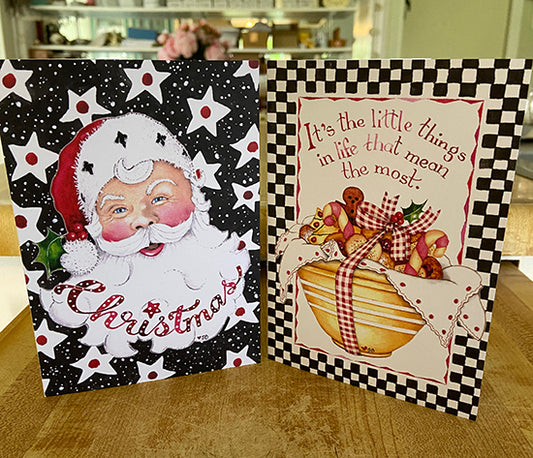 Susan Branch Santa & Cookies Cards