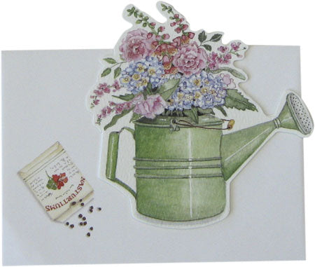 Susan Branch Watering Can Gift Enclosure