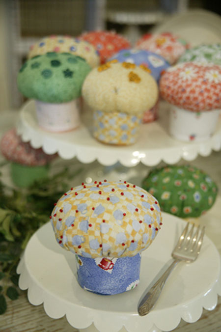 Fabric Cupcakes Pattern