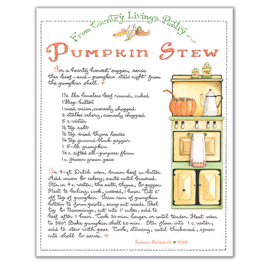 Country Living "Pumpkin Stew" Print