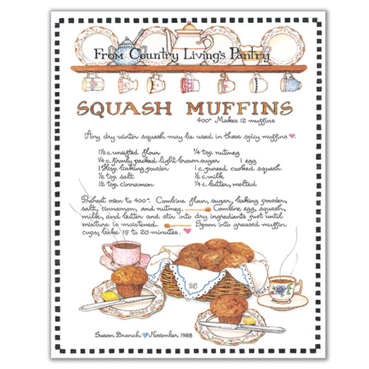 Country Living "Squash Muffins" Print